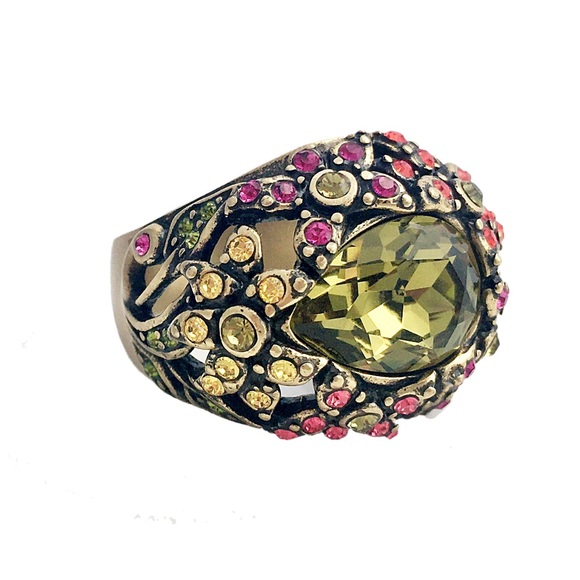 Heidi Daus Jewelry - Heidi Daus Floral Rhinestones Ring
